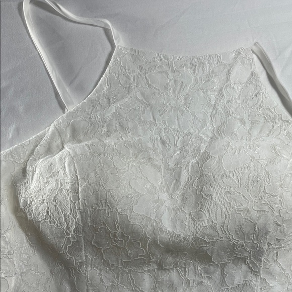 Speechless White Strapless Lace Cocktail Dress - Picture 4 of 11